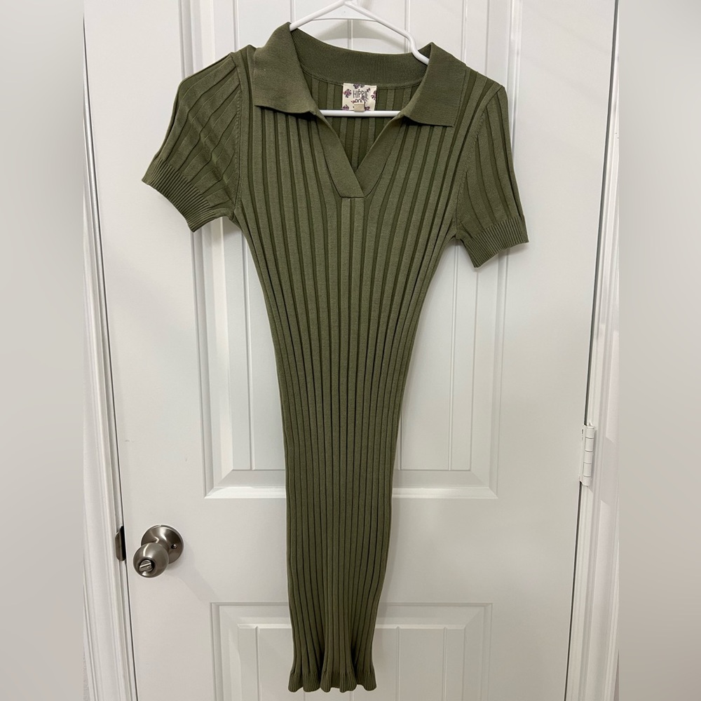 Midi sweater dress